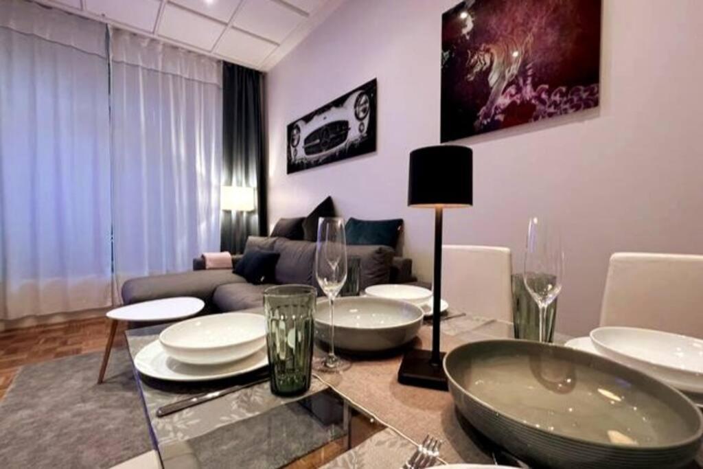 Soul-Apartment Terrasse Privat-Parkplatz Boxspringbett 55Zoll Tv Wlan Lipcse Kültér fotó