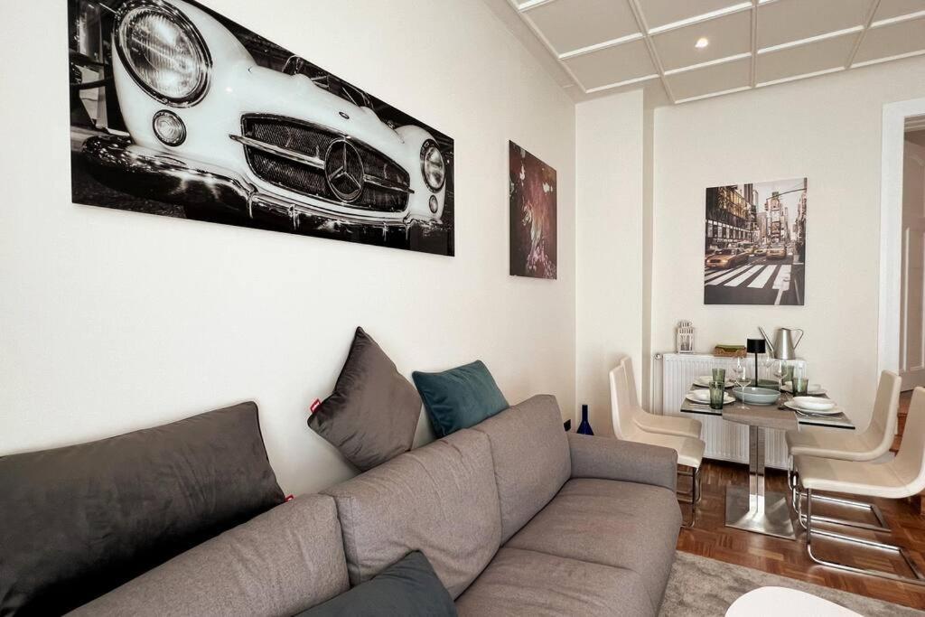 Soul-Apartment Terrasse Privat-Parkplatz Boxspringbett 55Zoll Tv Wlan Lipcse Kültér fotó